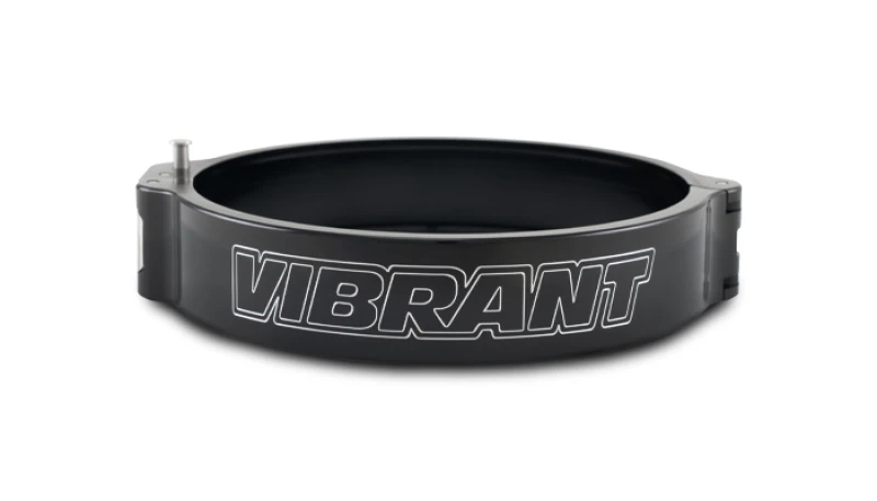 Vibrant 5 Zoll O.D. Aluminized HD 2.0 Klemme - Anodisiert Schwarz (Klemme nur)