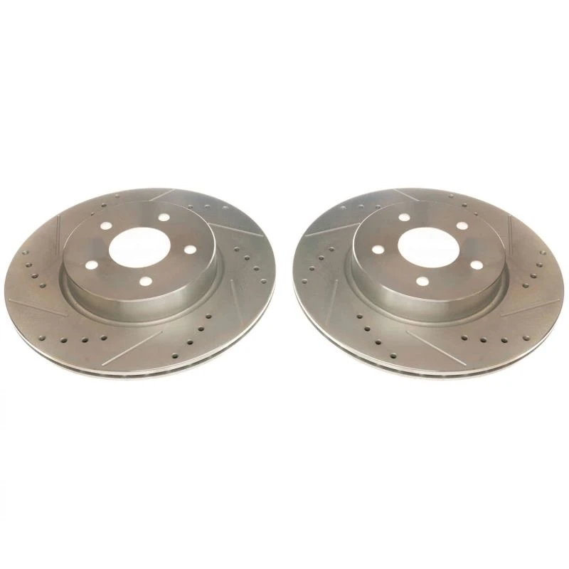 Power Stop 19-20 Infiniti QX50 Rear Evolution Drilled & Slotted Rotors - Pair