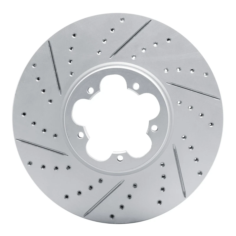 DFC 14-19 Ford Transit (Mexico) Front Left Drilled & Slotted Geoperformance Rotor