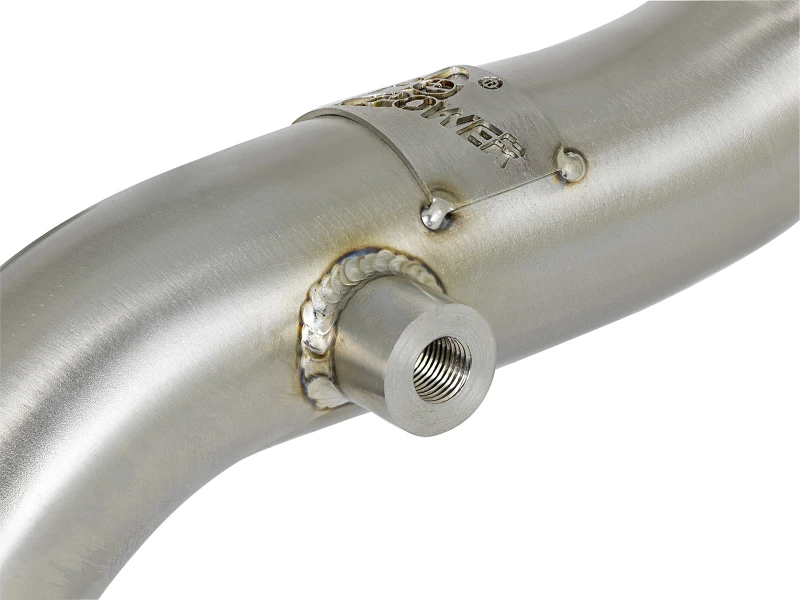 aFe Twisted Steel Header Up-Pipe 08-10 Ford Diesel LKW V8-6,4L (td)