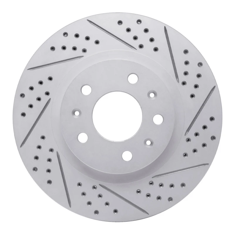 DFC 03-07 Cadillac Cts Front Right Drilled & Slotted Geoperformance Rotor