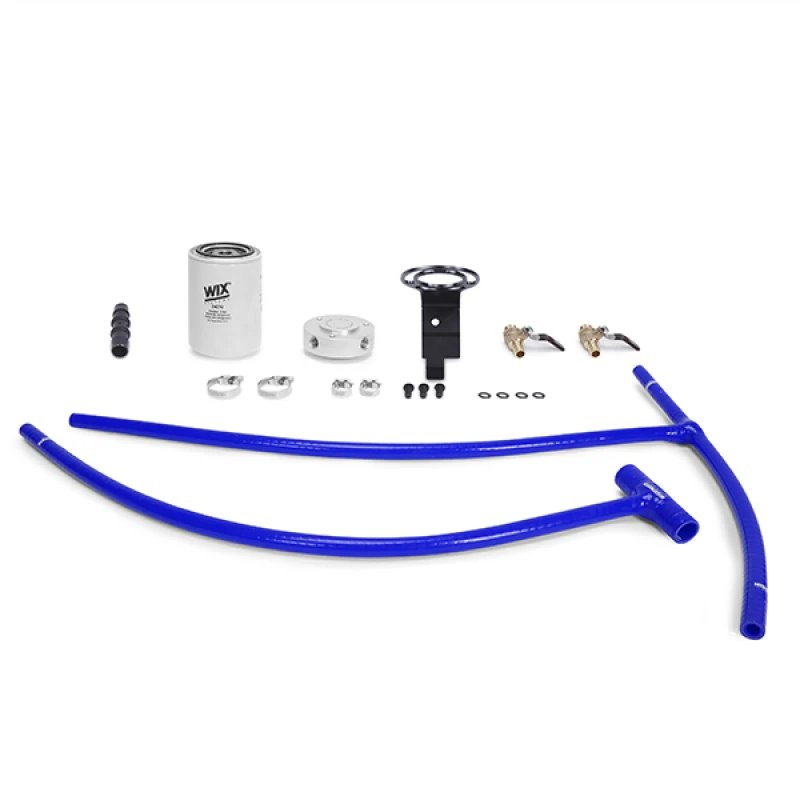 Mishimoto 03-07 Ford 6.0L Powerstroke Kühlmittel-Filtrations-Kit - Blau