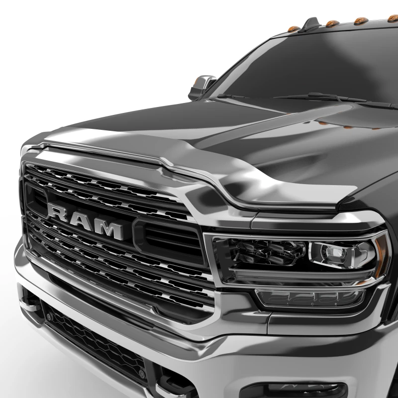 EGR Chrome Finish Superguard Hood Guard for 2019-2024 Ram 2500 / 3500