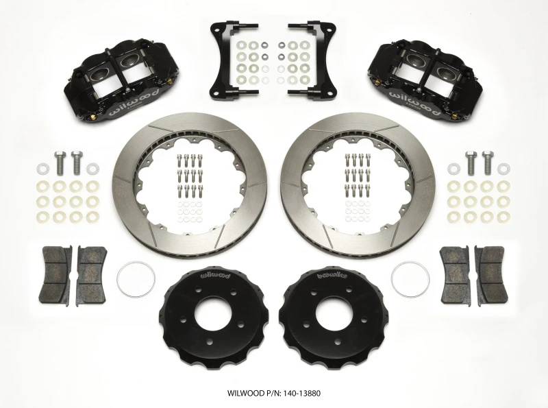 Wilwood Narrow Superlite 4R Front Hat Kit 12.88in 2007-Up Jeep Wrangler