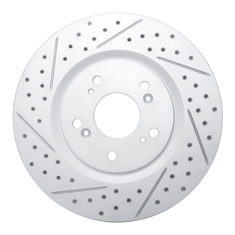 DFC 97-05 Acura Nsx Rear Left Drilled & Slotted Geoperformance Rotor