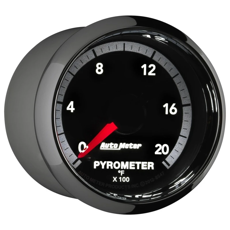Autometer Gen4 Dodge Fabrikübereinstimmung 52,4mm Vollständige Sweep-Elektronik 0-2000 Deg F EGT/Pyrometer-Anzeige