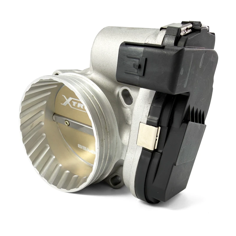 BLOX Racing 87mm Billet Throttle Body - Mustang 5.0 - Silver Anodized