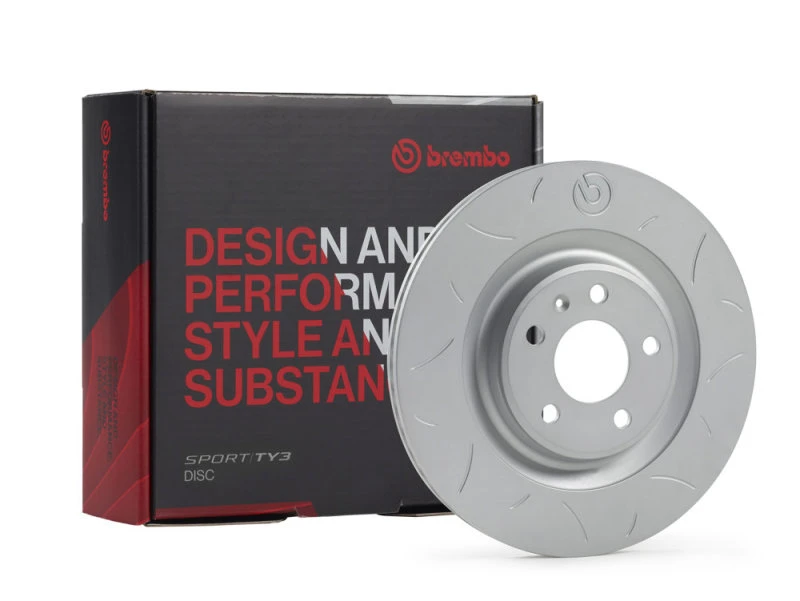 Brembo Rear TY3 Sport Disc Rotor - 316X20 for 00-08 Subaru WRX STI AWD