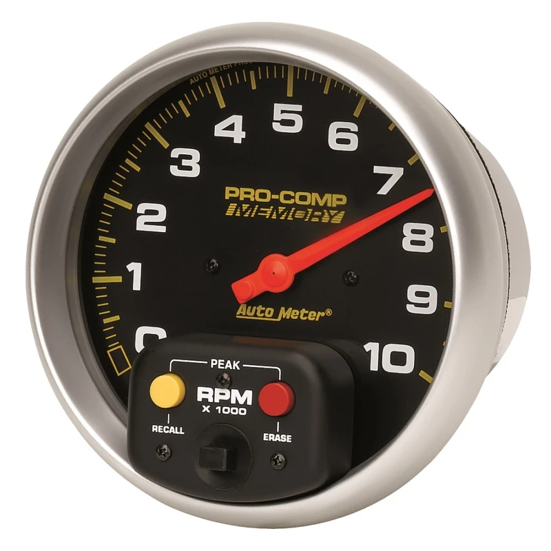 Autometer Pro-Comp 5 Zoll 10K RPM mit Peak-Memory Einbaudrehzahlmesser