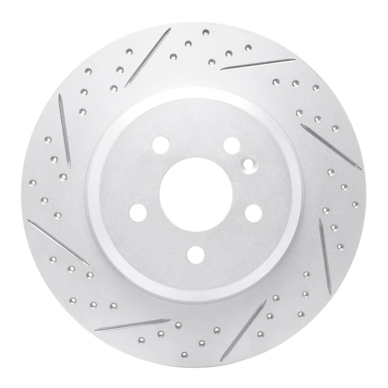 DFC 00-05 Mercedes-Benz Ml430 Rear Left Drilled & Slotted Geoperformance Rotor
