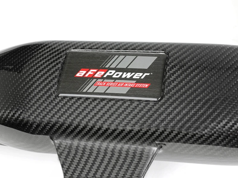 aFe Track Series Carbon Fiber Einlasssystem mit Pro 5R Filter BMW M2 (F87) 16-18 L6-3.0L (t) N55