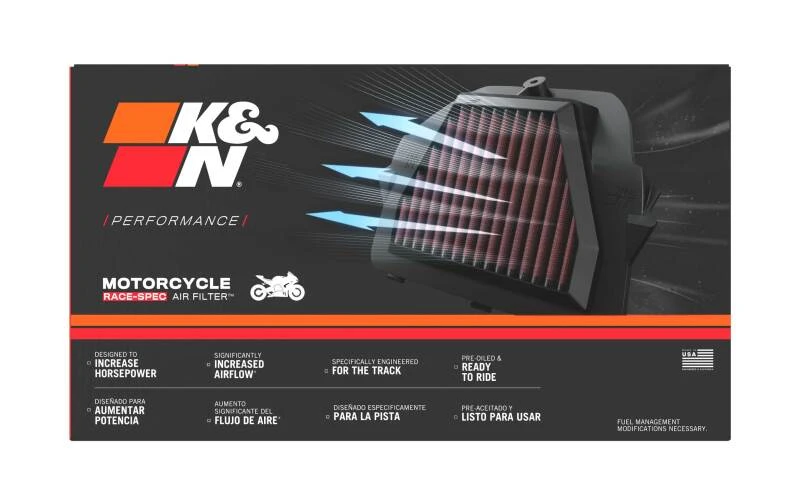 K&N 10-11 BMW S1000RR 990 Renneinsatzluftfilter