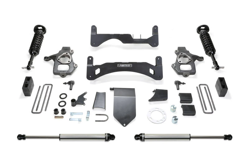 Fabtech 14-18 GM C/K1500 P/U ohne OE Forg Stl UCA 6in Perf Sys G2 mit Dl 2.5 & 2.25