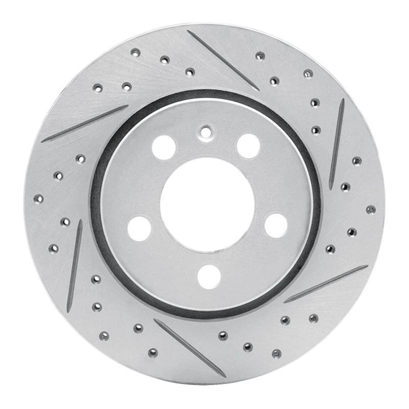 DFC 00-06 Audi Tt Quattro Rear Right Drilled & Slotted Geoperformance Rotor