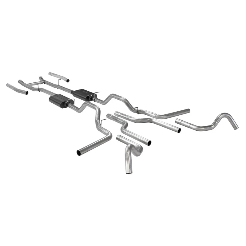 Flowmaster 67-72 Ford F100 American Thunder Exhaust System - (w/o Side Tank)