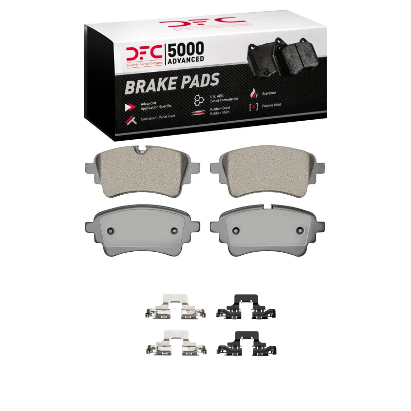 DFC 20-25 Audi A5 Sportback Rear 5000 Advanced Ceramic Brake Pads and Hardware Kit