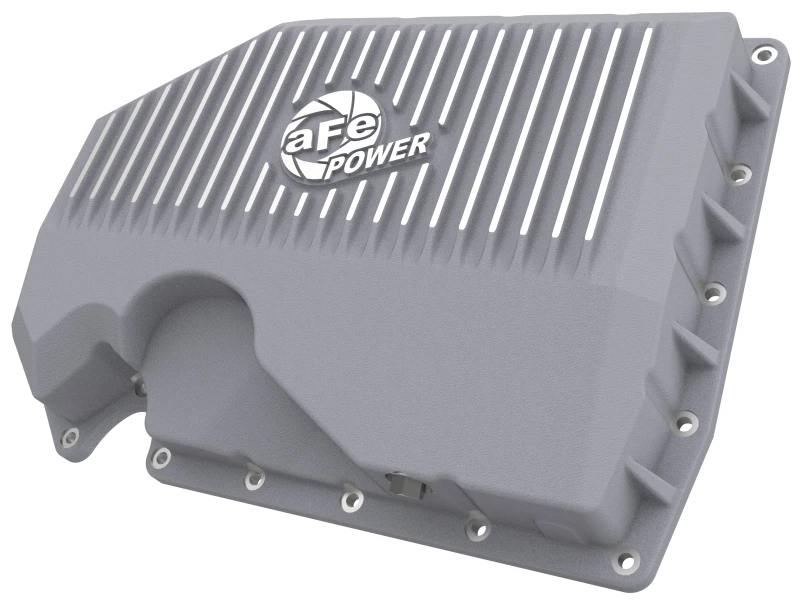 aFe 05-19 VW 1.8L/2.0L w/o Oil Sensor Engine Oil Pan Raw POWER Street Series w/ Machined Fins