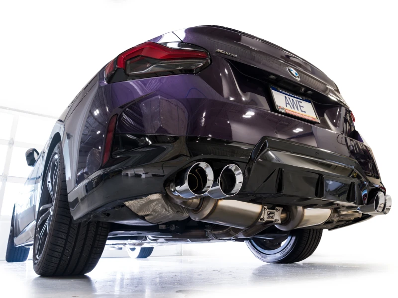 AWE Tuning 22-26 BMW M240i (G42) Track Edition Exhaust - Chrome Silver Tips