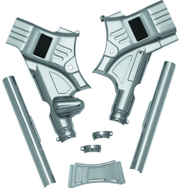 Kuryakyn Deluxe Neck Cover Touring Chrome