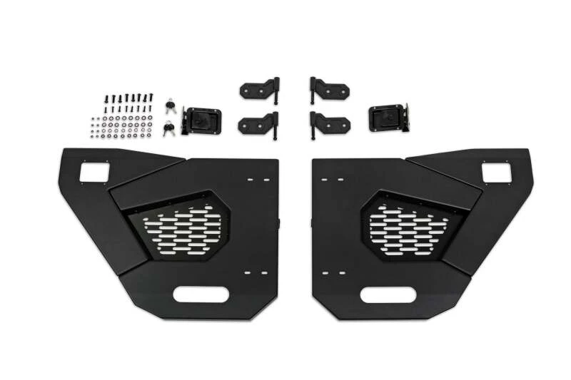 DV8 Offroad Spec Series Half Doors - Rear Set für 2018-2022 Jeep Wrangler JL & Gladiator JT