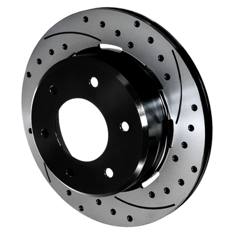Wilwood 6x5.5 SRP Drilled Performance Rear Rotor & Hat L/H - Black for Universal