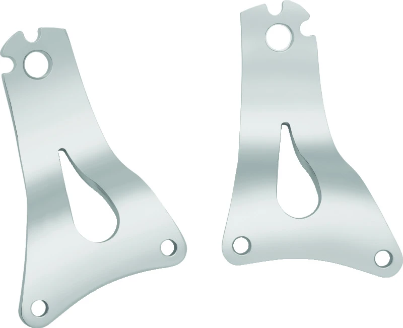 Kuryakyn Fixed Mounts for Multi-Purpose Backrest Chrome
