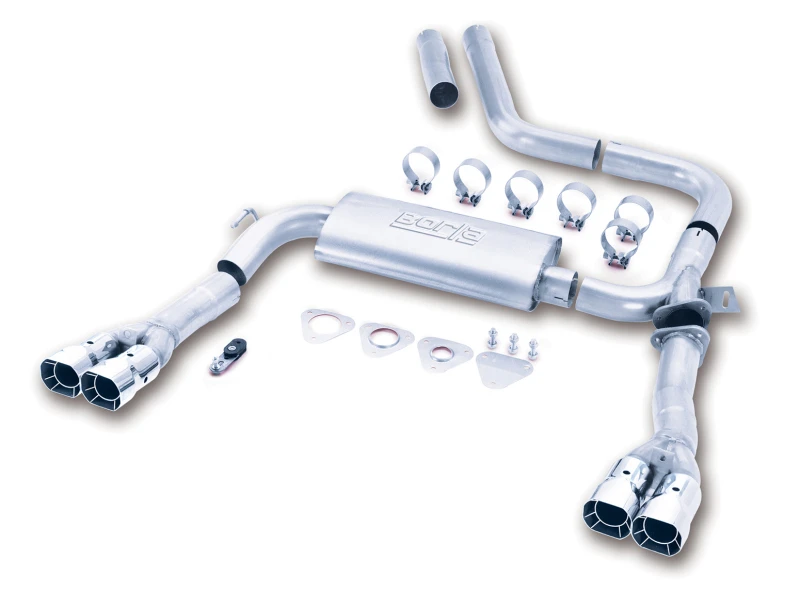 Borla 98-01 CAMARO/TRANS AM 5.7L V8 AT/MT Catback-Auspuffsystem mit vier Endrohren