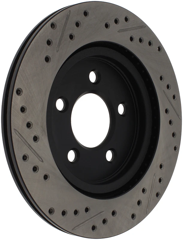 stoptech_127.61087L-6795084585a9d StopTech 05-10 Ford Mustang Slotted & Drilled Left Rear Rotor