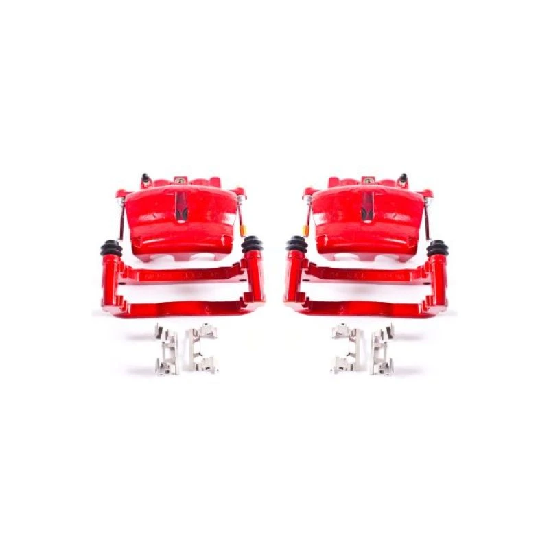 Power Stop 08-16 Buick Enclave Front Red Calipers w/Brackets - Pair