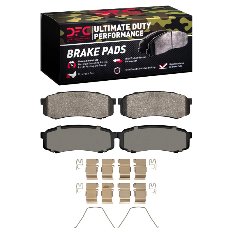 DFC 93-24 Lexus GX470 Rear Ultimate Duty Performance Brake Pads and Hardware Kit