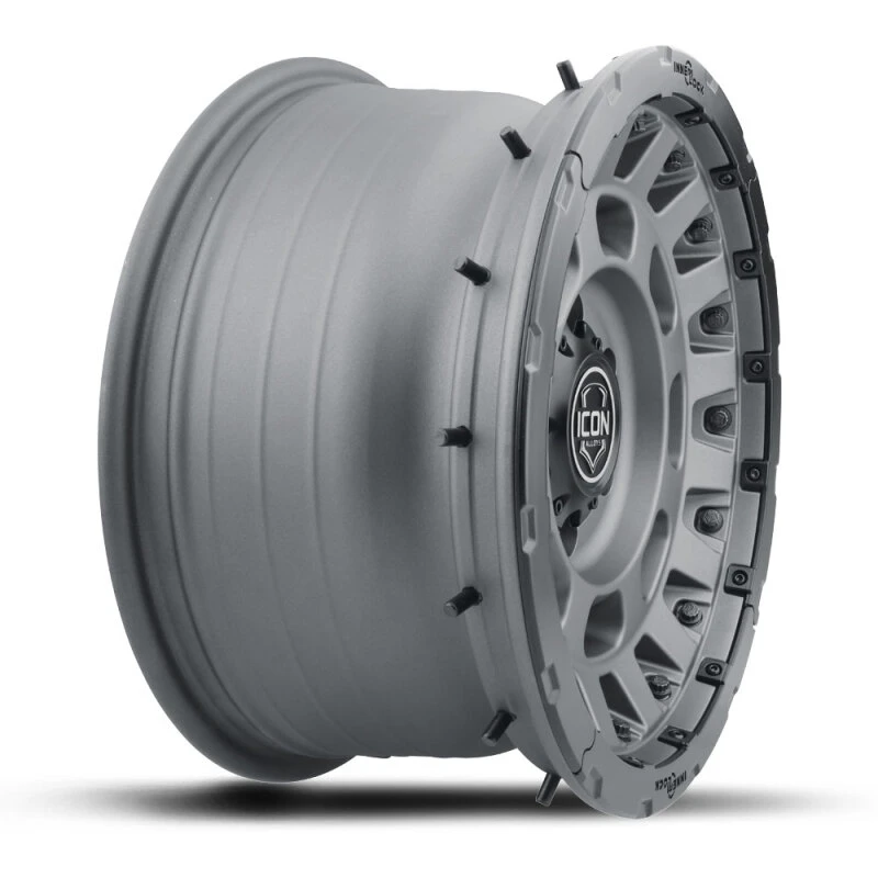 Icon Hammer Pro 17x8.5 / 6x135 / 25MM / 5in BS - Charcoal