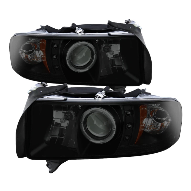spyder_5078414-6794d12e34b64 Spyder Dodge Ram 1500 94-01 Sport Projector Headlights LED Halo LED Blk Smke PRO-YD-DR94-HL-AM-BSM