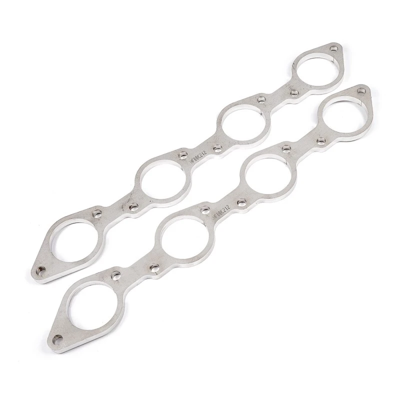 Stainless Works Big Block Chevy Rundport-Header 304SS Auspuffflansche 2-1/8 Zoll Primär