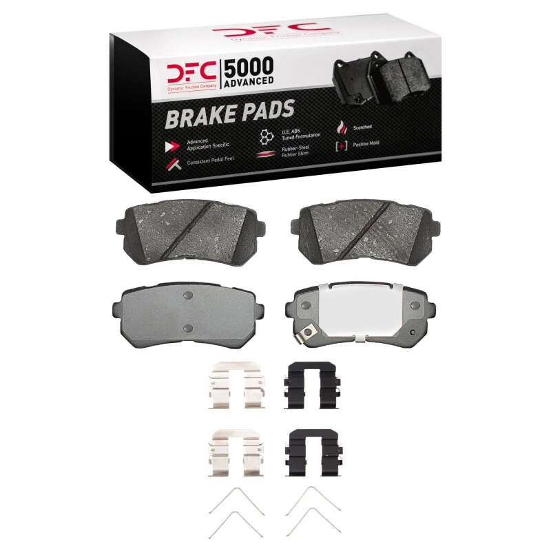 DFC 16-20 Hyundai Sonata Rear 5000 Advanced Ceramic Brake Pads and Hardware Kit