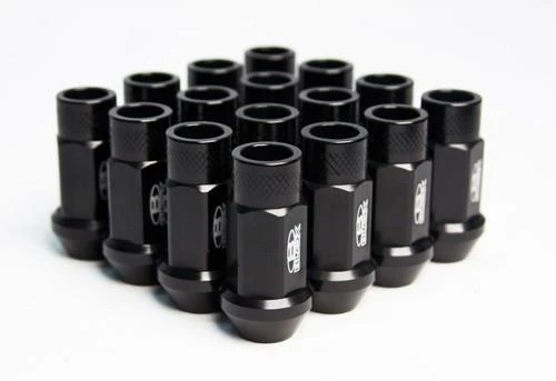 BLOX Racing Street Series Forged Lug Nuts - Black 12 x 1.25mm - Single piece