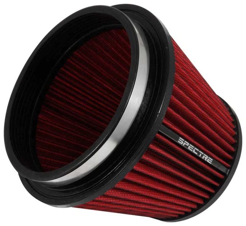 Spectre HPR-Kegel-Luftfilter 6 Zoll Flansch-Innendurchmesser / 7,719 Zoll Basis-Außendurchmesser / 5,219 Zoll Oberseite-Außendurchmesser / 6,219 Zoll Höhe