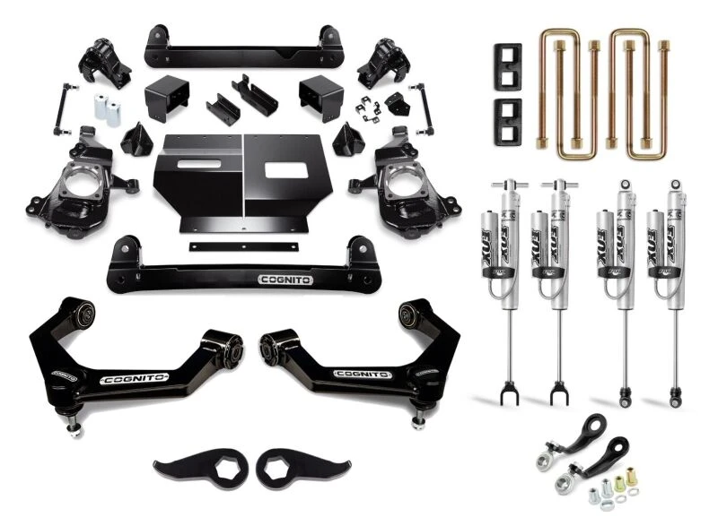 Cognito 5-Inch Performance Lift Kit with Fox PSRR 2.0 Shocks for 2020-2024 Chevy/GMC Silverado/Sierra 2500/3500 HD 2WD/4WD