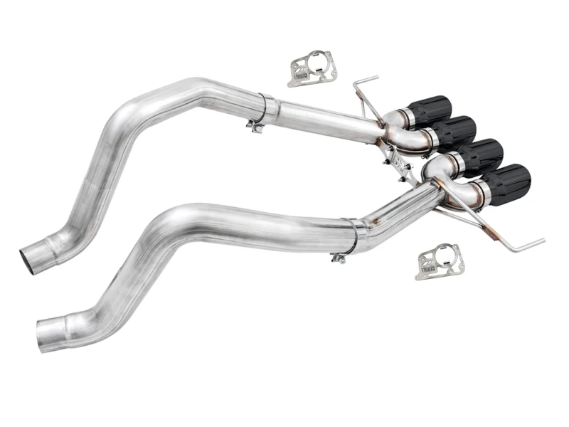 AWE Tuning 14-19 Chevy Corvette C7 Z06/ZR1 Track Edition Axle-Back Auspuff mit schwarzen Endrohren