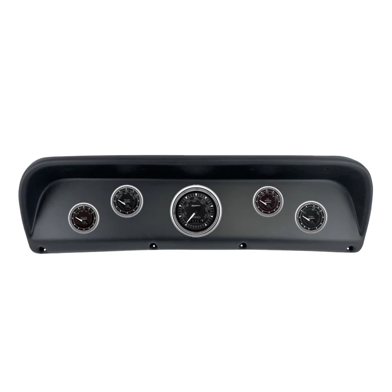 Autometer Chrono Chrome Direct Fit Dash Kit 67-72 Ford F100 (1 x 3-3/8in. / 4 x 2-1/16in.)