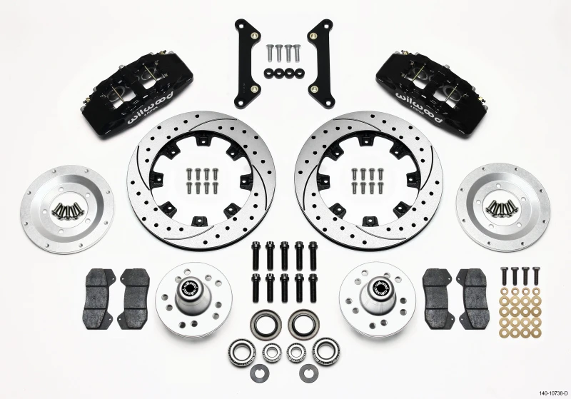 wilwood_140-10738-D-67957097e6a7d Wilwood Dynapro 6 Front Hub Kit 12.19in Drilled 70-78 Camaro