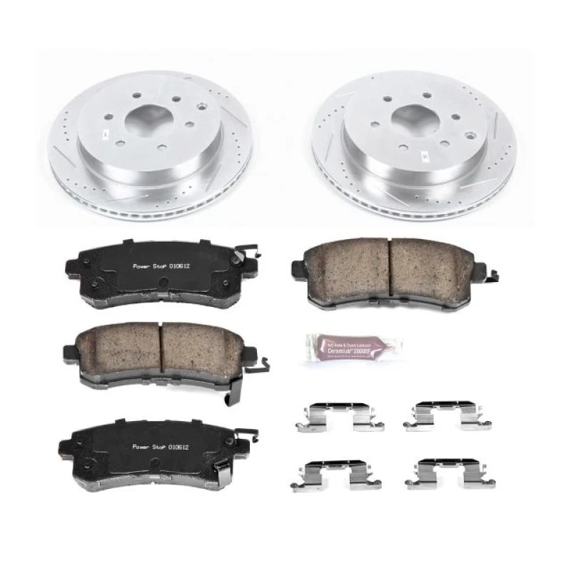 powerstop_K6323-6794566553790 Power Stop 11-13 Infiniti QX56 Rear Z23 Evolution Sport Brake Kit