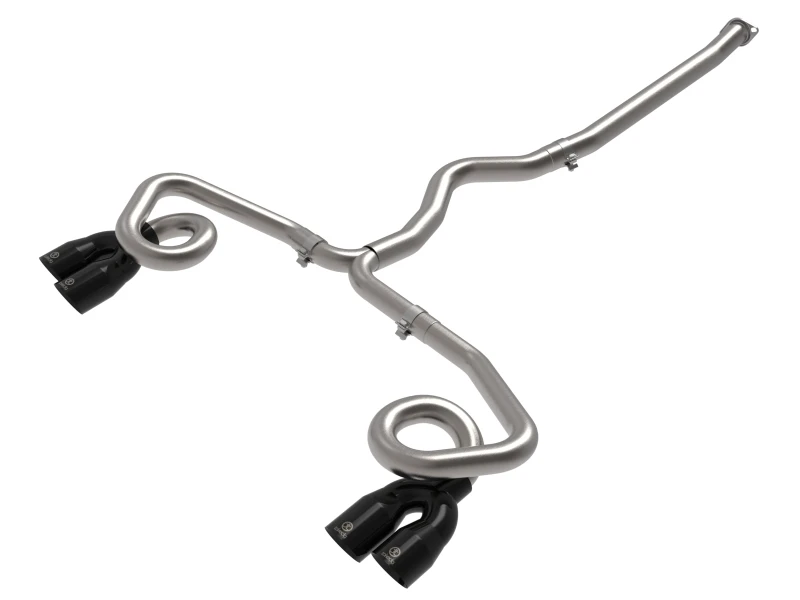 aFe POWER Takeda 3in to 2-1/2in 304 SS Cat-Back Exhaust w/ Black Tips for 22-23 Subaru WRX H4-2.4L (t)