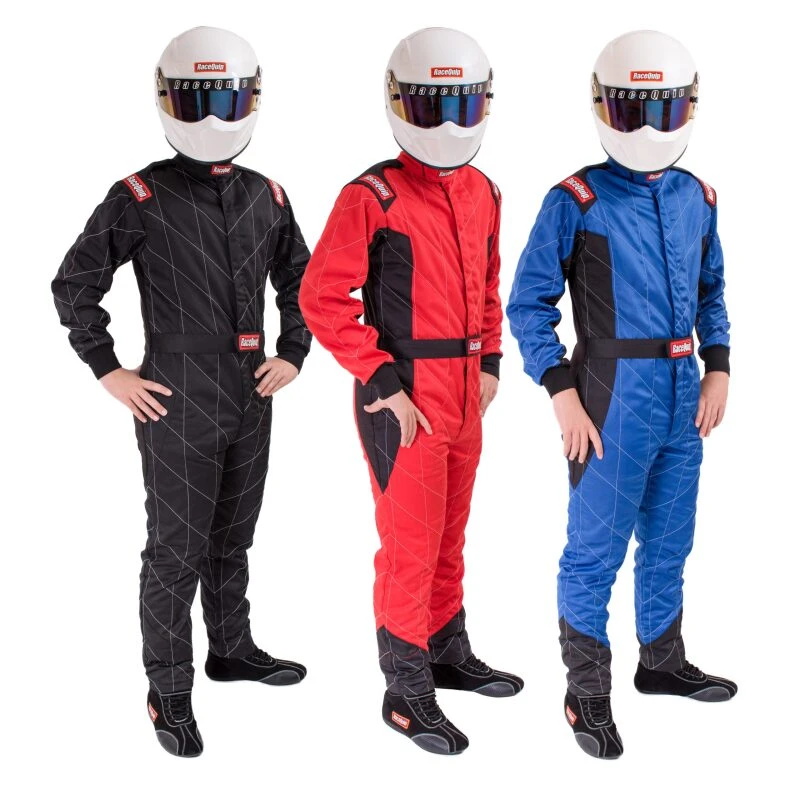 RaceQuip Red Chevron-5 Suit SFI-5 - Medium Tall