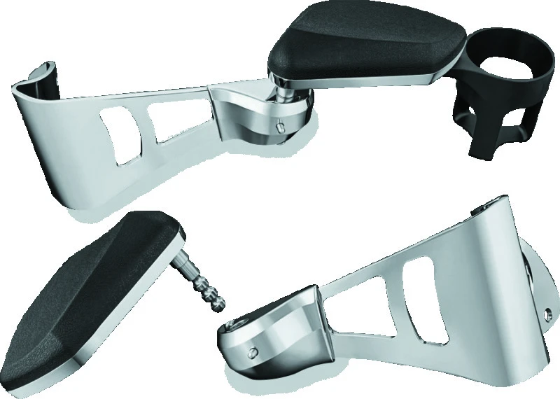 Kuryakyn Passenger Armrests 14-Up Touring and Tri Glide Chrome