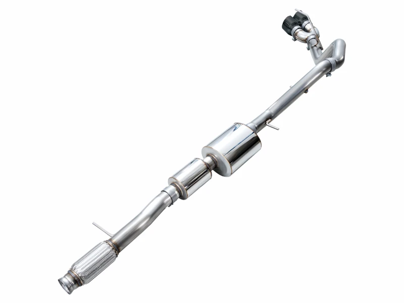 AWE Tuning 2021+ GMC Tahoe/Yukon 5.3L 0FG Side Exit Catback Exhaust - Diamond Black Tips