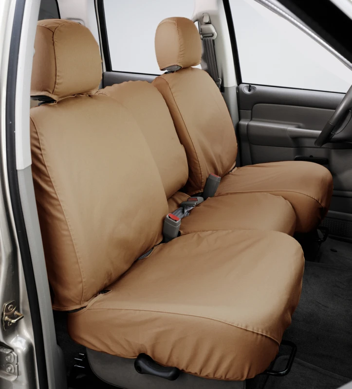 Covercraft 04-08 Ford F150 Polycotton SeatSaver Custom Front Row Seat Covers - Tan