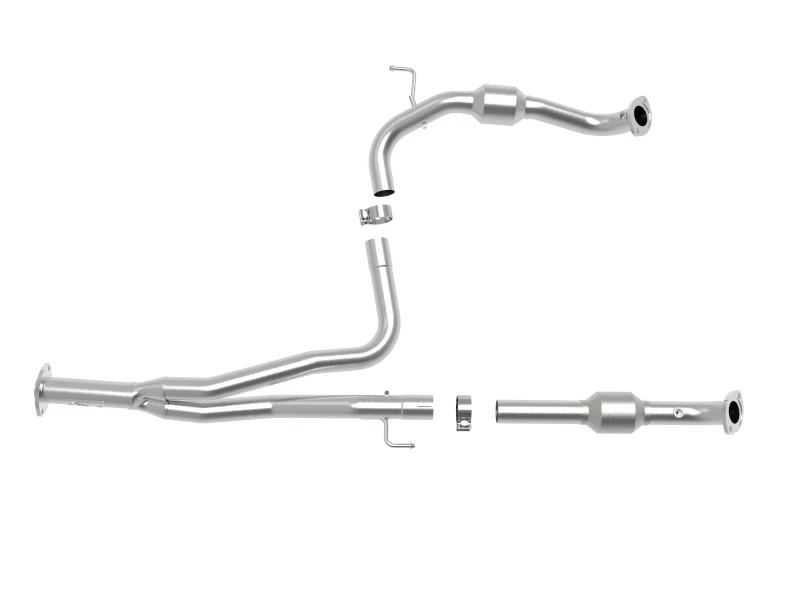 aFe Power Twisted Steel Y-Rohr mit Kat SS 16-20 Toyota Tacoma V6 3,5L (nur 4WD)