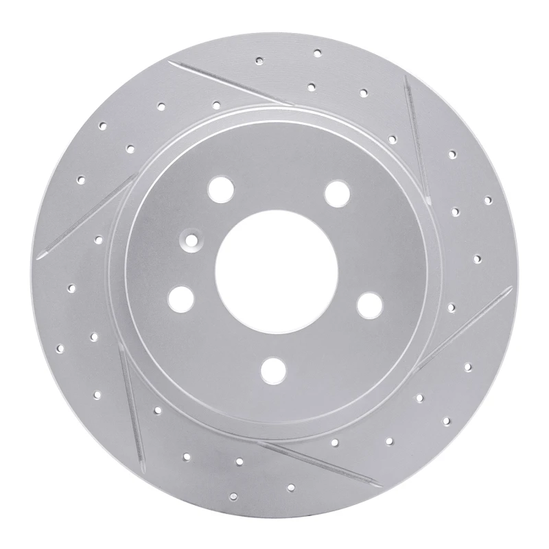 DFC 06-11 Buick Lucerne Rear Right Drilled & Slotted Geoperformance Rotor