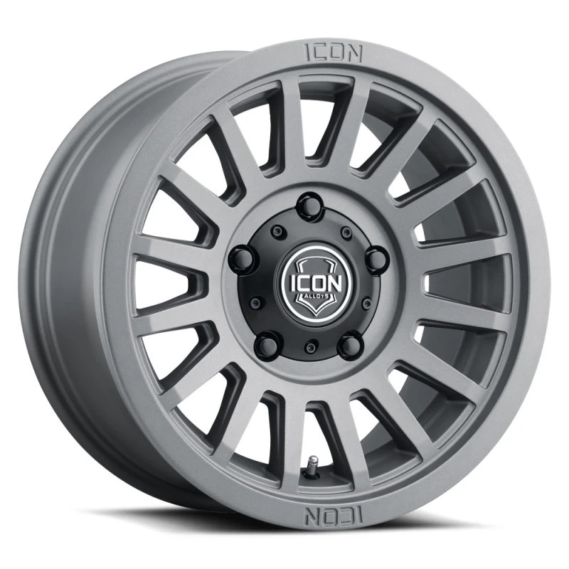 ICON Recon SLX 17x8,5 5x4,5 0mm Offset 4,75in BS 71,5mm Bore Charcoal-Felge