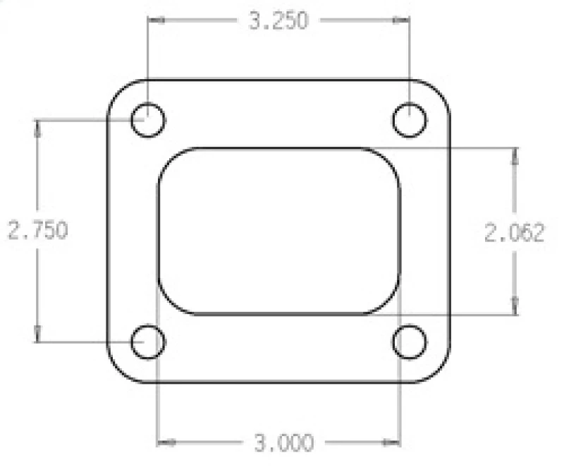 Cometic Turbo FLG T4 Garrett Exh Inlet.010in Exhaust Gasket